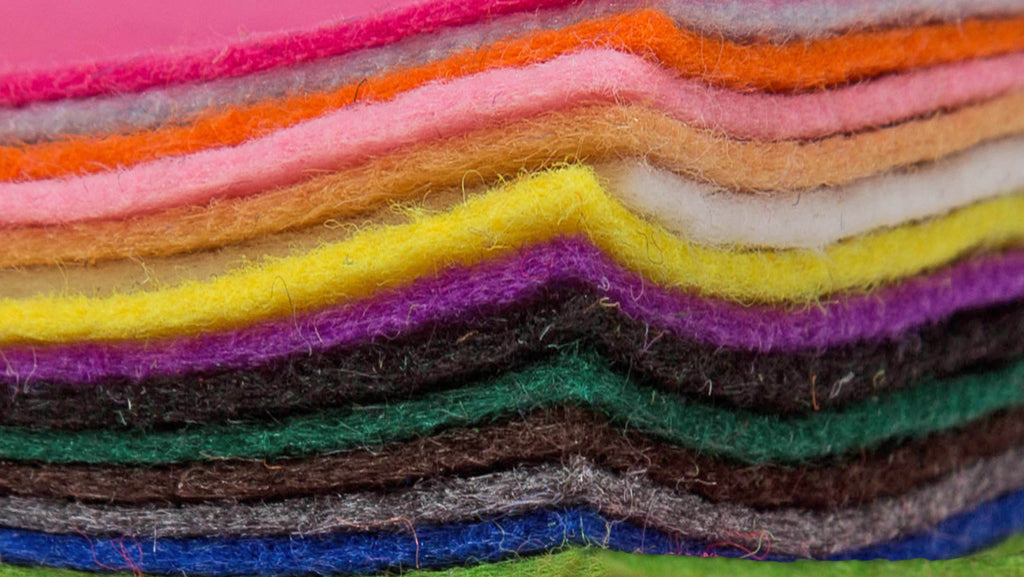 Edukit Acrylic Felt Pack of 15 A4 sheets - 15 assorted colours Edukit Acrylic Felt Pack of 15 A4 sheets - 15 assorted colours