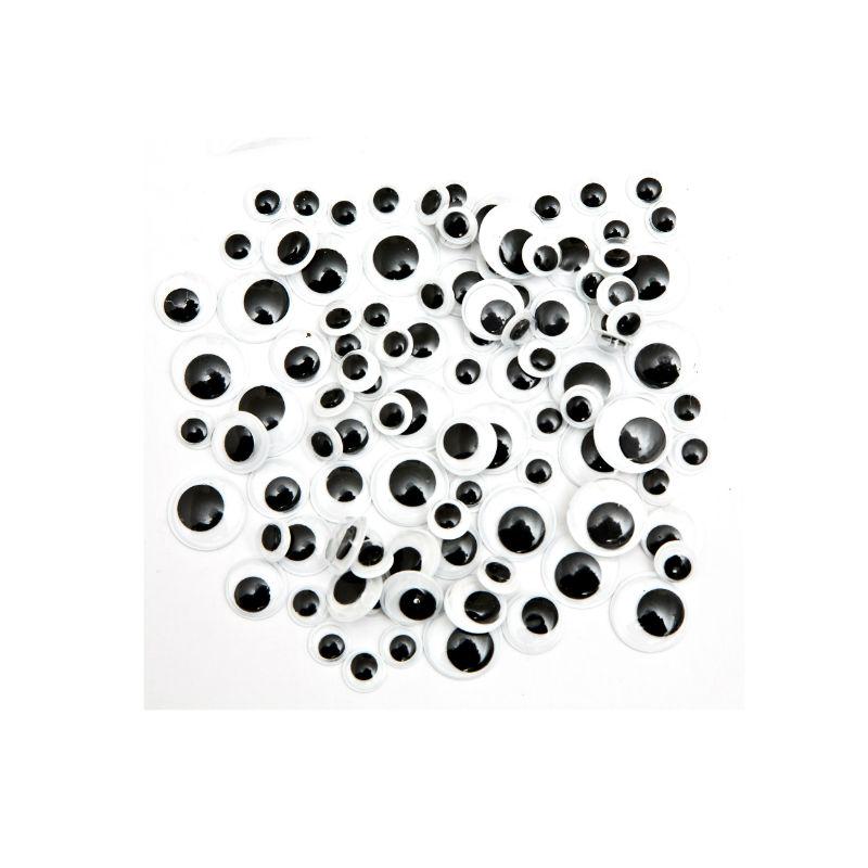 edukit 600 Pieces Wiggle Googly Eyes with Self-adhesive, 6mm-12mm Assorted DIY Scrapbooking Crafts Toy Accessories edukit 600 Pieces Wiggle Googly Eyes with Self-adhesive, 6mm-12mm Assorted DIY Scrapbooking Crafts Toy Accessories