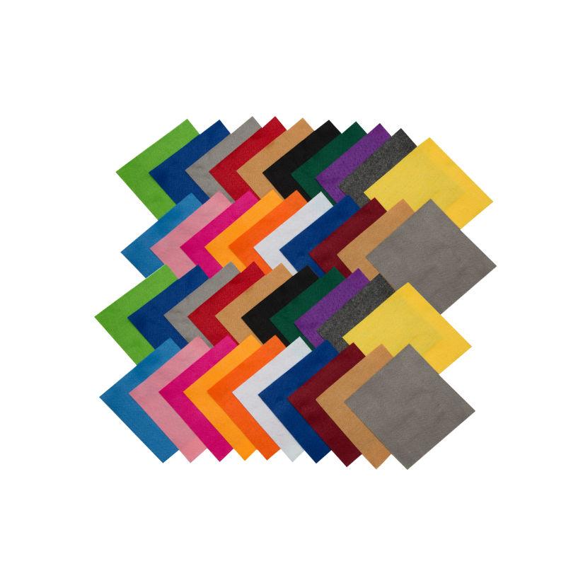 edukit 60Pcs,15cmx15cm Squares Non-Woven Soft 20 Assorted Mixed Colour Felt Fabric Sheets DIY, Crafts, Supplies, Scrapbooks, Patchwork Square edukit 60Pcs,15cmx15cm Squares Non-Woven Soft 20 Assorted Mixed Colour Felt Fabric Sheets DIY, Crafts, Supplies, Scrapbooks, Patchwork Square
