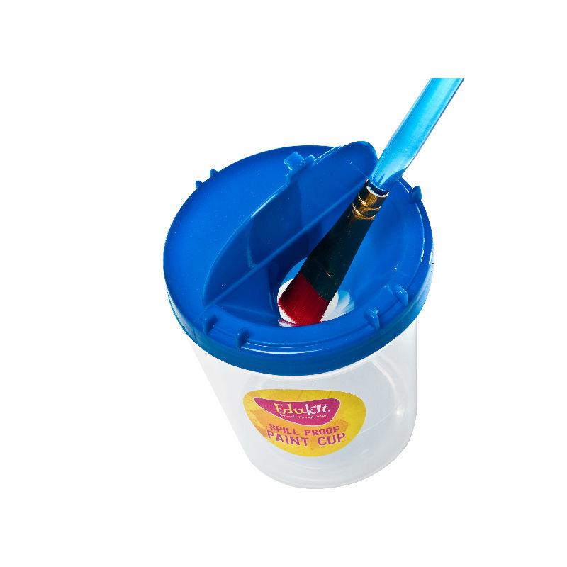 edukit Spill Proof Paint Cups and Children’s Paint Brush Set – 5 Paint Pots and 10 Kids Paint Brushes – Children’s Art and Crafts Kit edukit Spill Proof Paint Cups and Children’s Paint Brush Set – 5 Paint Pots and 10 Kids Paint Brushes – Children’s Art and Crafts Kit