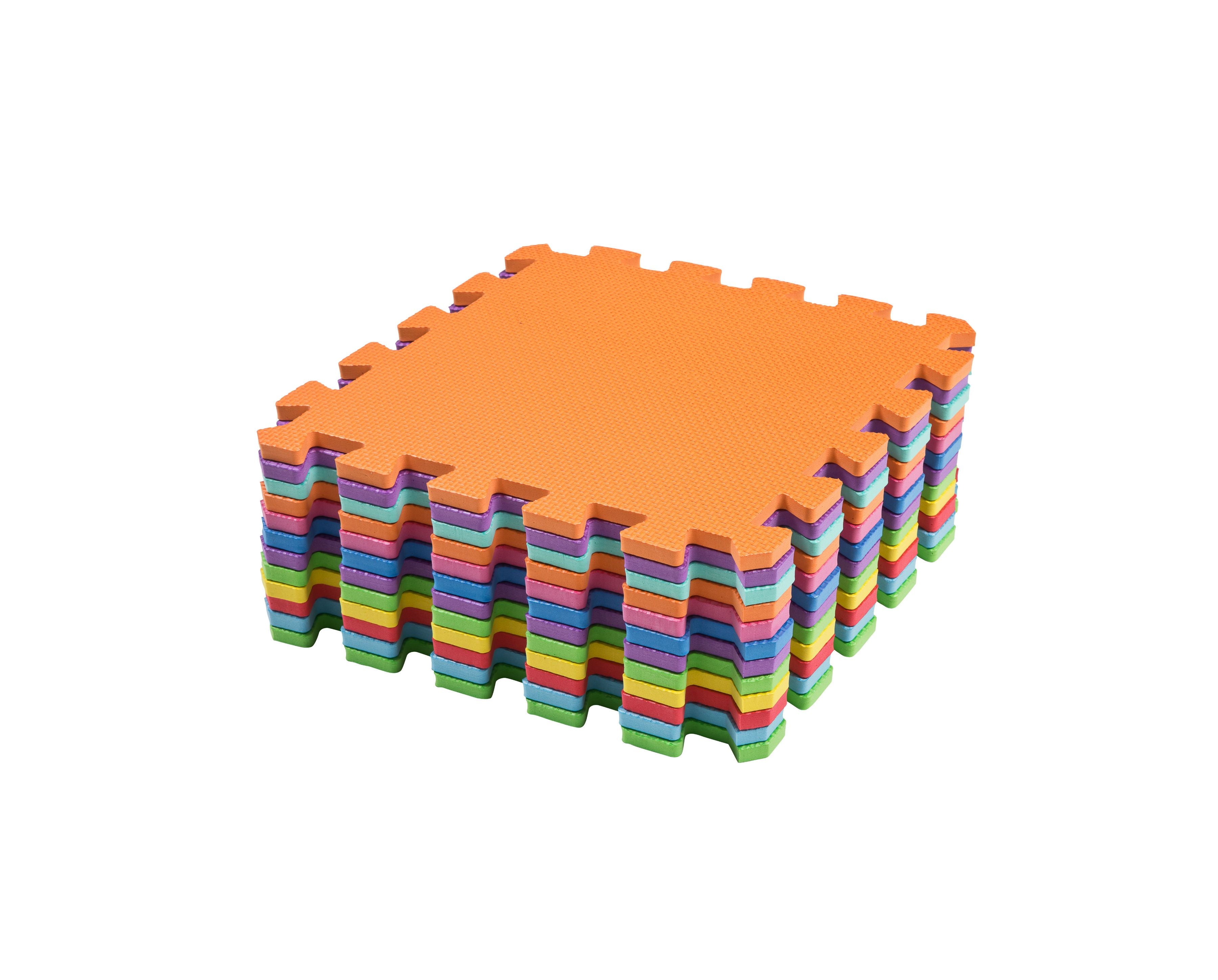 Edukit Foam Play Mat Tiles – 12 Pack EVA – Interlocking Floor Mats for Children – Multicoloured Foam Tiles Edukit Foam Play Mat Tiles – 12 Pack EVA – Interlocking Floor Mats for Children – Multicoloured Foam Tiles