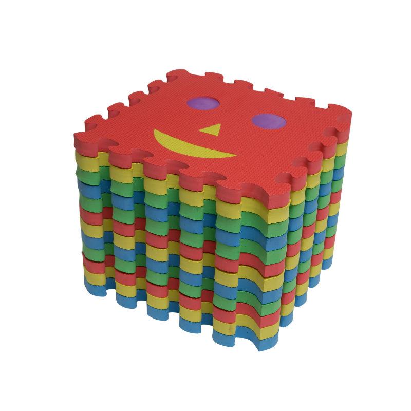 12 EVA Foam Play Mat Tiles – Stack The Mats to Build The Stool – Interlocking Floor Mats for Children – Multicoloured Smiley Extra Thick (2cm) Foam Tiles by Edukit 12 EVA Foam Play Mat Tiles – Stack The Mats to Build The Stool – Interlocking Floor Mats for Children – Multicoloured Smiley Extra Thick (2cm) Foam Tiles by Edukit
