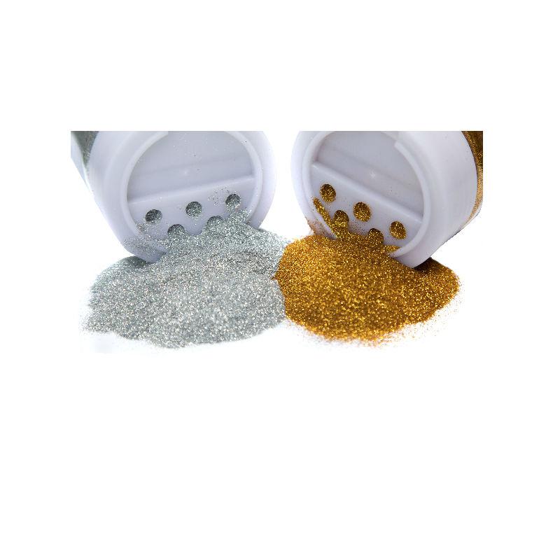 Edukit’s Fine Art & Craft - Nail Art Gold Silver Glitter 600g pack with 4 Multi-Coloured Glue Spreaders Edukit’s Fine Art & Craft - Nail Art Gold Silver Glitter 600g pack with 4 Multi-Coloured Glue Spreaders