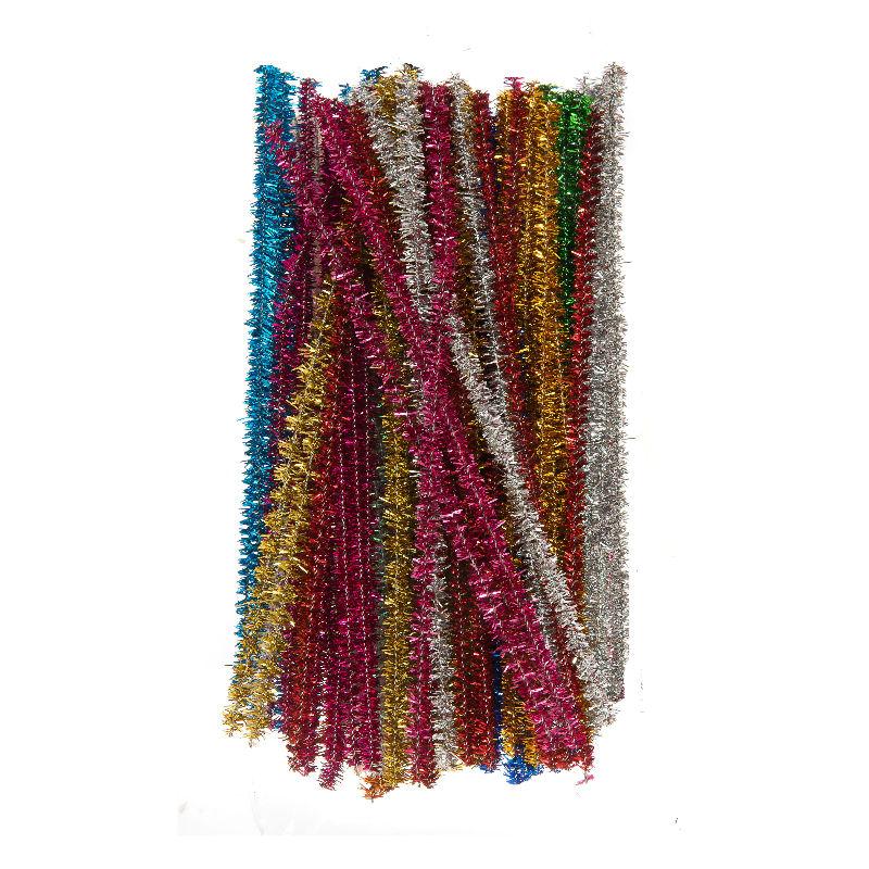 edukit Pack of 120 pipe cleaners , Shiny Metallic Sparkle Tinsel, in assorted colours, Craft All-Purpose Wire Pipe Cleaners 15cm x 6mm. edukit Pack of 120 pipe cleaners , Shiny Metallic Sparkle Tinsel, in assorted colours, Craft All-Purpose Wire Pipe Cleaners 15cm x 6mm.