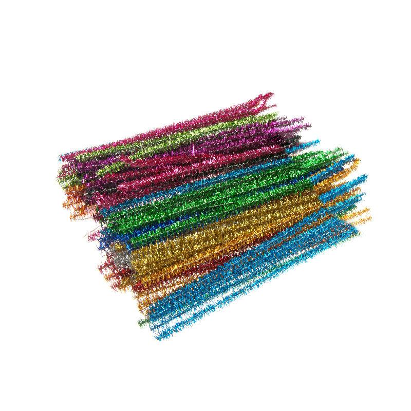 edukit Pack of 120 pipe cleaners , Shiny Metallic Sparkle Tinsel, in assorted colours, Craft All-Purpose Wire Pipe Cleaners 15cm x 6mm. edukit Pack of 120 pipe cleaners , Shiny Metallic Sparkle Tinsel, in assorted colours, Craft All-Purpose Wire Pipe Cleaners 15cm x 6mm.