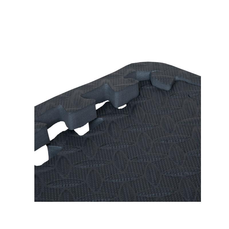 Large and Thick Foam Interlocking Mat Tiles – 4 Pack – High Grip Surface and Waterproof - Floor Mats for Gym’s, Shed’s and Garage’s – Black Foam Tiles by EVA Large and Thick Foam Interlocking Mat Tiles – 4 Pack – High Grip Surface and Waterproof - Floor Mats for Gym’s, Shed’s and Garage’s – Black Foam Tiles by EVA