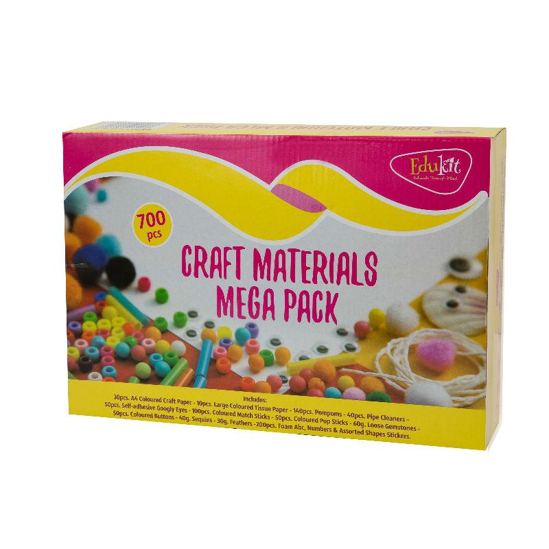 The Ultimate Arts & Craft Materials Mega Bumper Pack – includes Pipe Cleaners, Pompoms, Goggle Eyes, Coloured Crafting Paper, Tissue Paper, Matchsticks, Gem Stones, Feathers, Foam Shapes & more The Ultimate Arts & Craft Materials Mega Bumper Pack – includes Pipe Cleaners, Pompoms, Goggle Eyes, Coloured Crafting Paper, Tissue Paper, Matchsticks, Gem Stones, Feathers, Foam Shapes & more