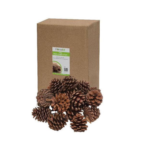 Homekit 500g Pine Cones Bulk Pack – Perfect for Florists – Christmas Decorations – Wreaths – Naturally Dried – Ready to Get Creative