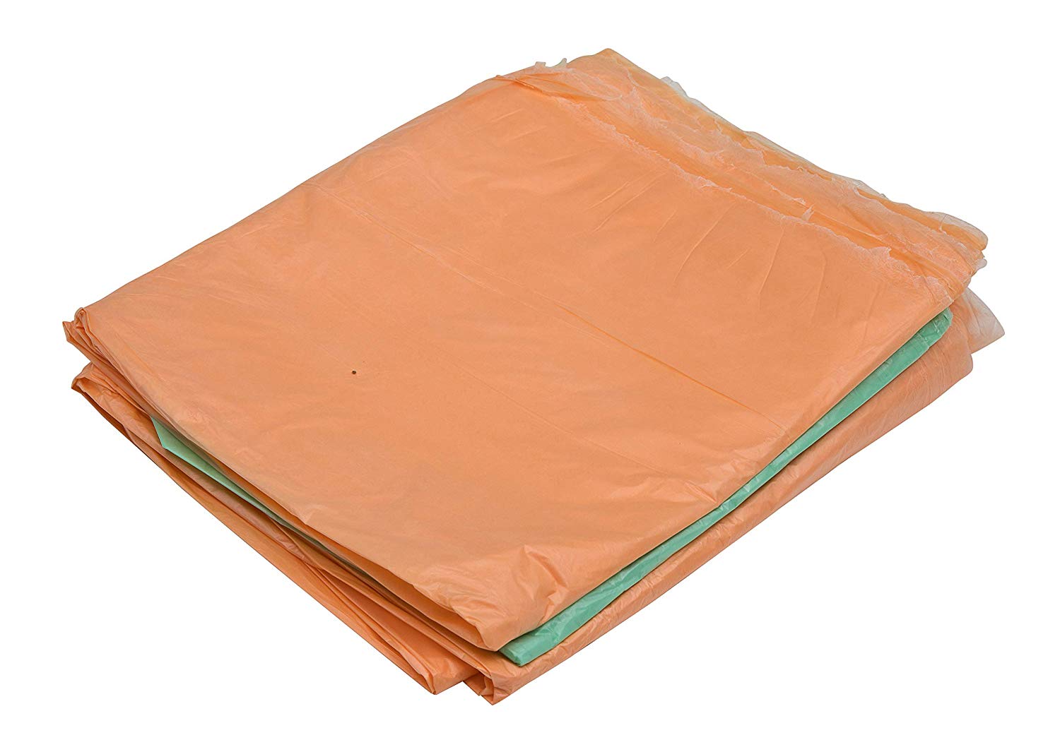 Brackit 3 Pack Orange & Green Coloured Dust Sheets Polythene Dust Sheets 3.6M X2.7M (12X9FT) 8.5Mic (3 Pack)