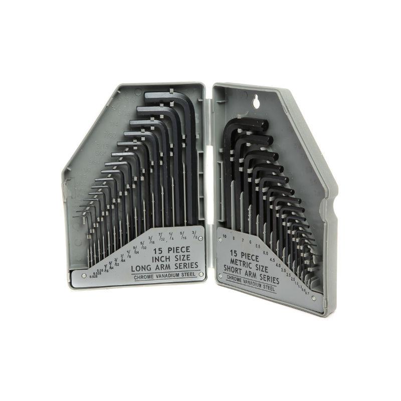Brackit Hex Key Wrench Set, 30-Piece