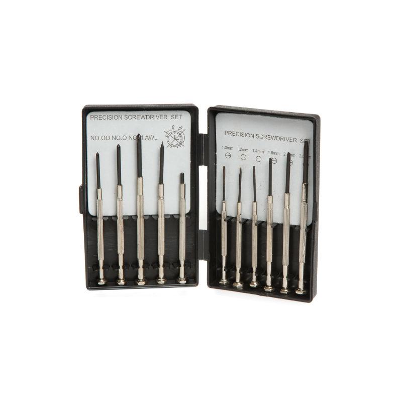 Brackit 11-pc Precision Screwdriver Set, Hand Tools, Phillips, Flat Head, Jewellery Repair, Small Detail Repair