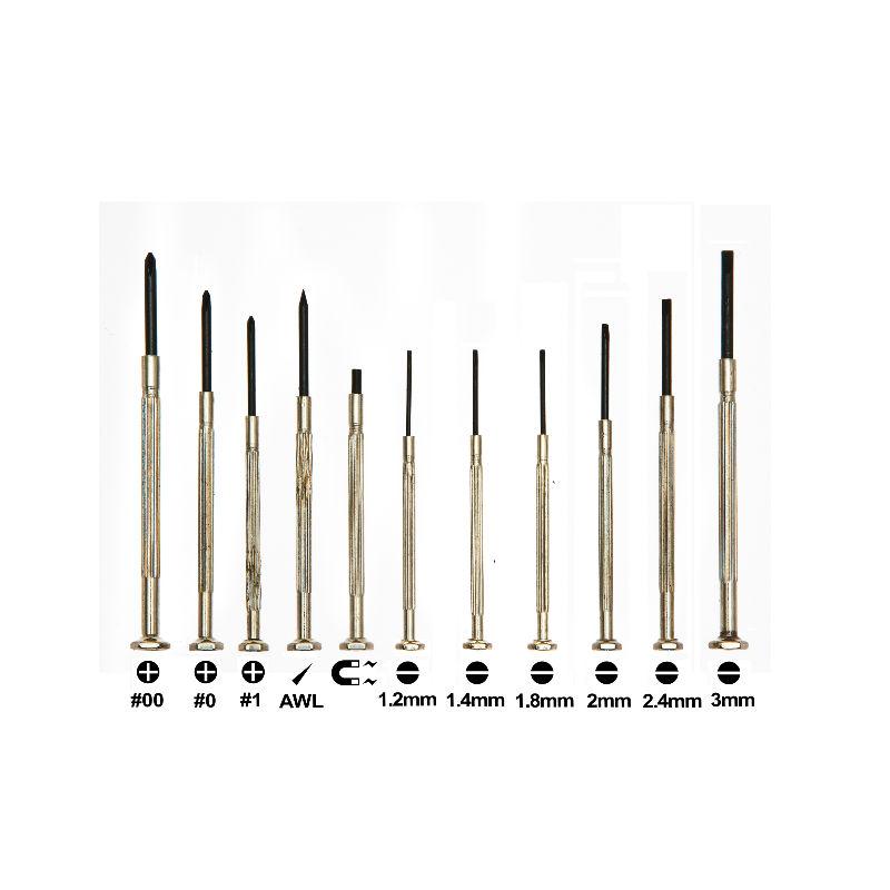 Brackit 11-pc Precision Screwdriver Set, Hand Tools, Phillips, Flat Head, Jewellery Repair, Small Detail Repair