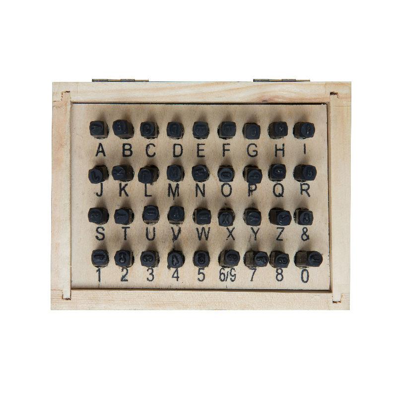 Brackit 36 pc Number & Letter Punch Set | Stamp Kit for Stamping Numbers & Stamping Letters on Metal, Wood, Leather, Enamel or Plastic