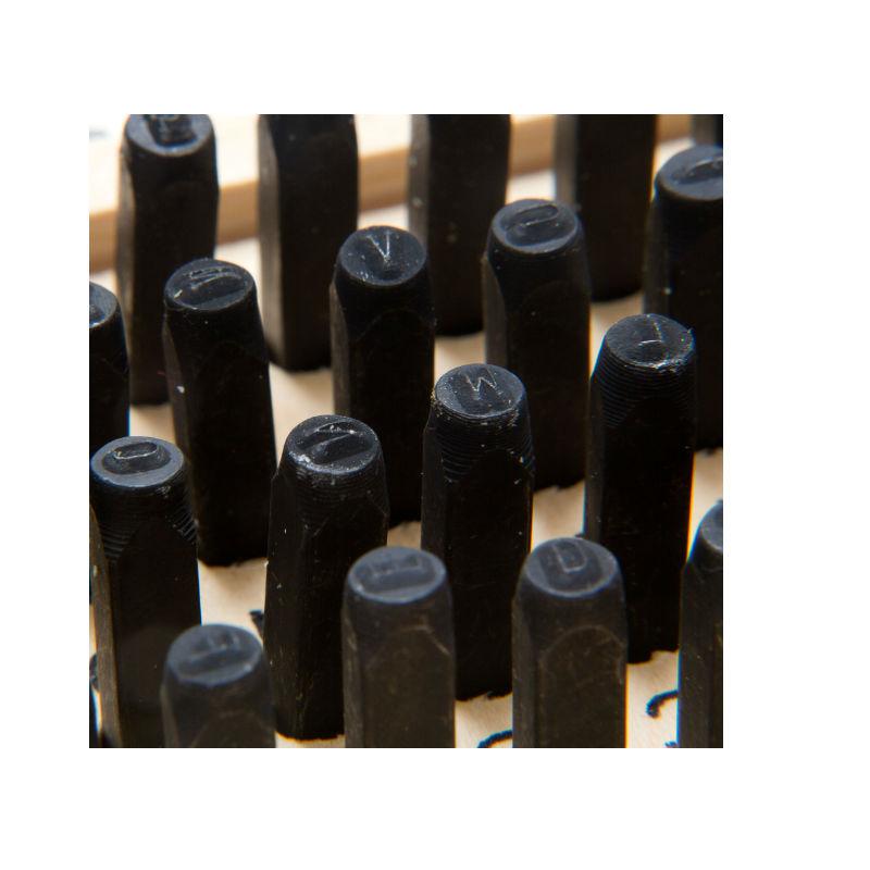 Brackit 36 pc Number & Letter Punch Set | Stamp Kit for Stamping Numbers & Stamping Letters on Metal, Wood, Leather, Enamel or Plastic
