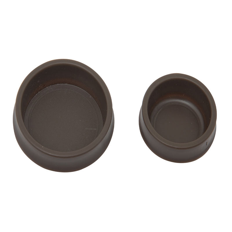 20pc Set of High Quality Brown ABS Plastic Carpet Castor Cups for Securing Furniture Legs and Feet – Great to Protect Carpet & Hard Wood Floors from Chair Table Bed and Sofa Castors