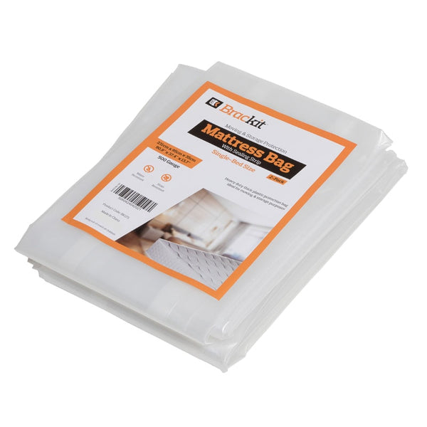 Mattress Bag for Storage – Sealing Strip – 500g – Single – 231 x 95 x 35cm – 2 Pack