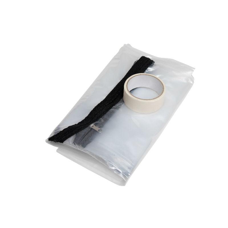 U shape Zipper door dust sheet with masking tape