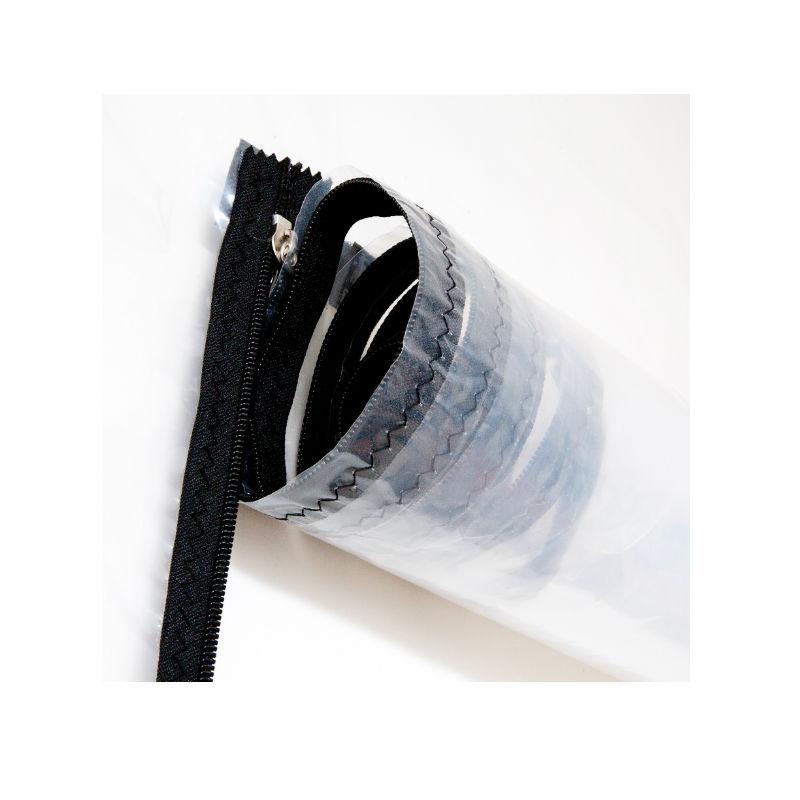 U shape Zipper door dust sheet with masking tape