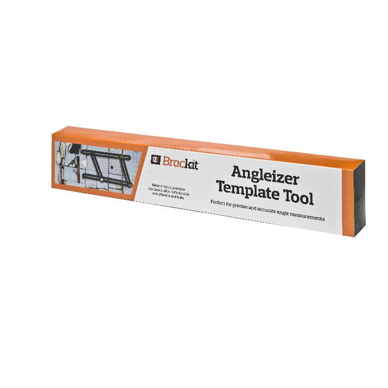 Anglizer Measuring Template Tool – Premium Aluminium Alloy – 4 Adjustable 2-Sided Arms – Suitable for Carpenters, Hobbyists, Builders and Other Professionals with Pouch and Free Mechanical Pencil