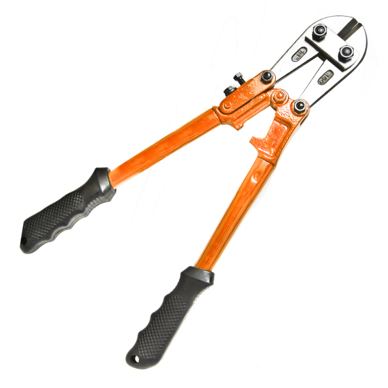 Brackit Heavy Duty 18in Bolt Cutter, 450mm Mini Cropper Tool with Rubberized Anti-Slip Easy Grip Handles for Mechanics, Carpentry, Building, Plumbing