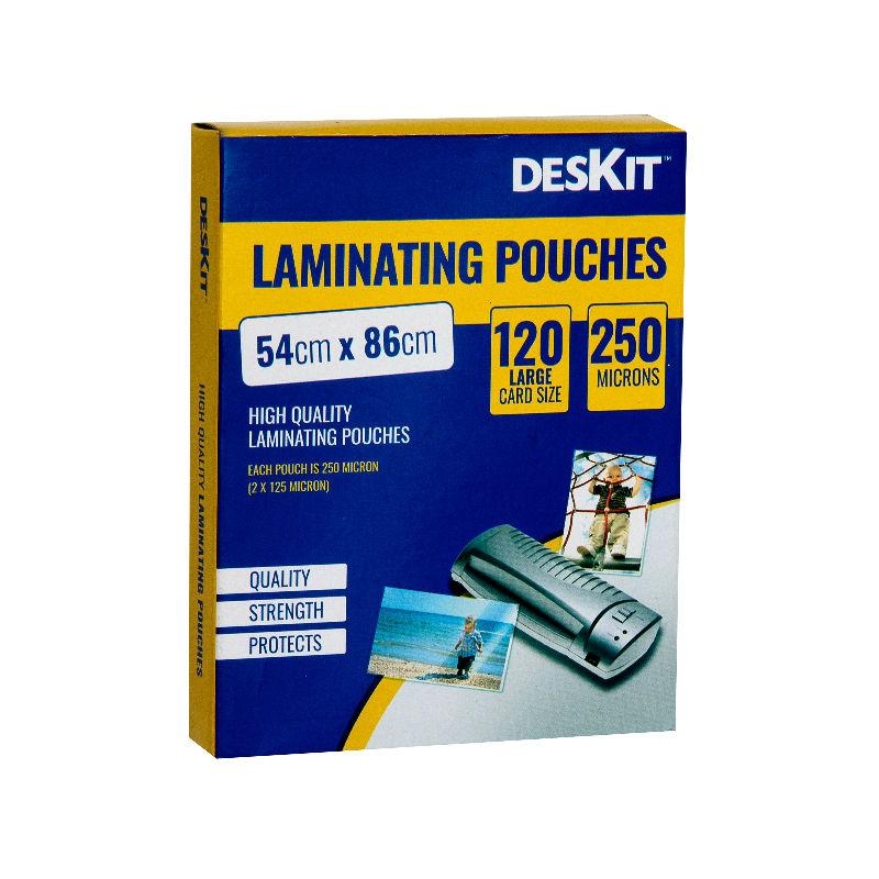 Card Sized Laminating Pouches – 120 Card Sized – 54 x 86cm - 250 Microns