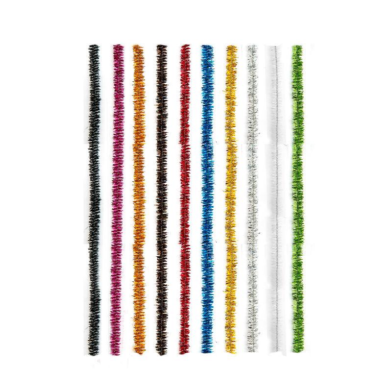 Edukit Jumbo Pack of 300 Pipe Cleaners– 15 Assorted Holiday, Sparkly, Glitter, Tinsel Colours – 300x6mm