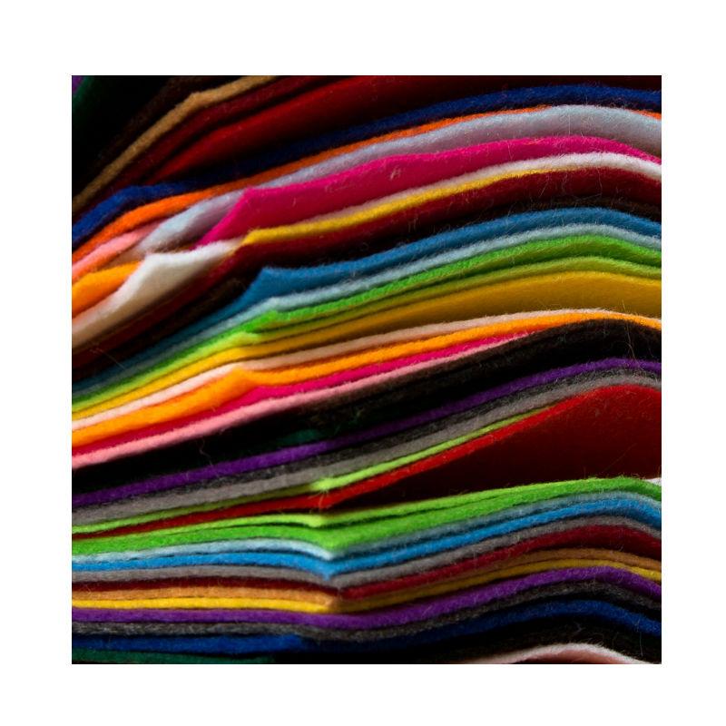 edukit 60Pcs,15cmx15cm Squares Non-Woven Soft 20 Assorted Mixed Colour Felt Fabric Sheets DIY, Crafts, Supplies, Scrapbooks, Patchwork Square