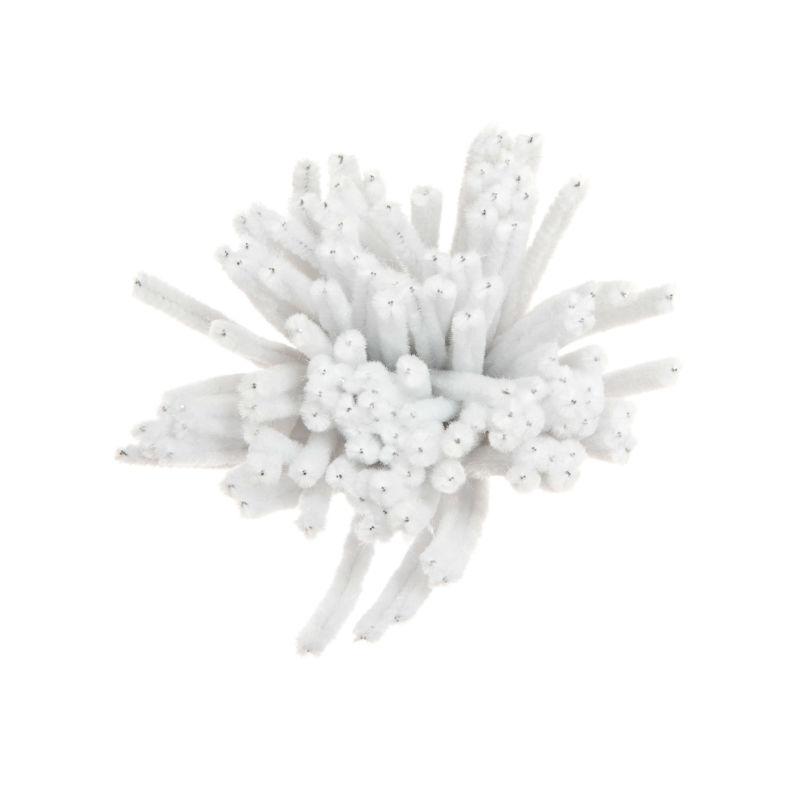 edukit Pack of 120 White Craft Multi-Purpose Wire Pipe Cleaners 15cm x 4mm.