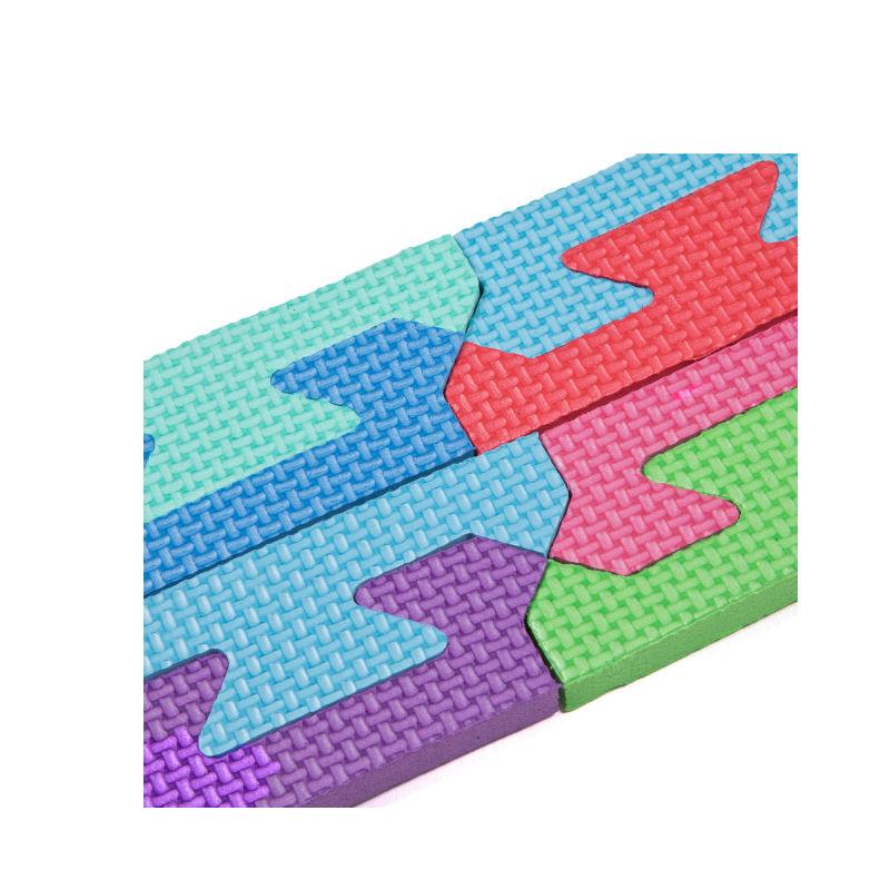 Rectangle Foam Play Mat Tiles – 9 Pack – Interlocking Floor Tile Mats for Children – Multicoloured Foam Tiles by EVA