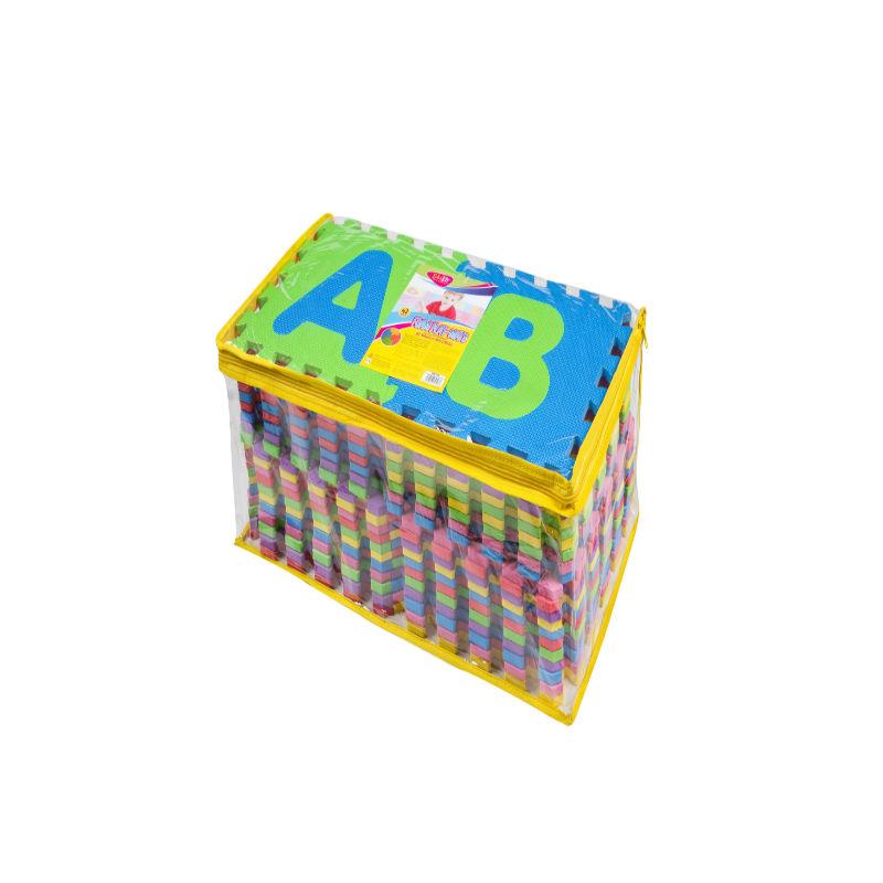 ABC, Numbers and Math Symbols Foam Play Mat Tiles – 42 Pack – Interlocking Floor Mats for Children – Multicoloured Foam Tiles by EVA