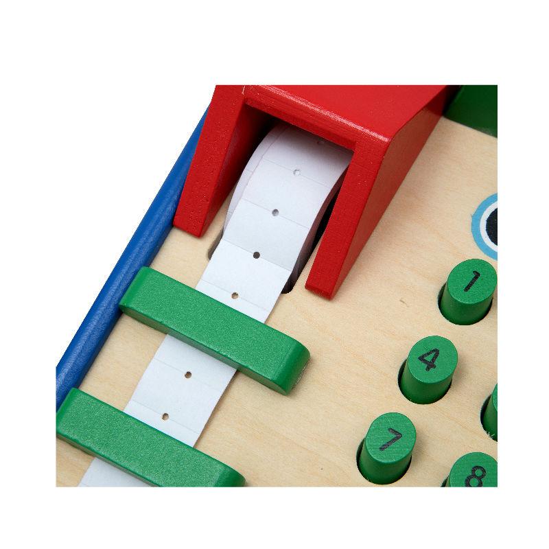 Edukit Wooden Toy Cash Machine Register Play Pretend Classic