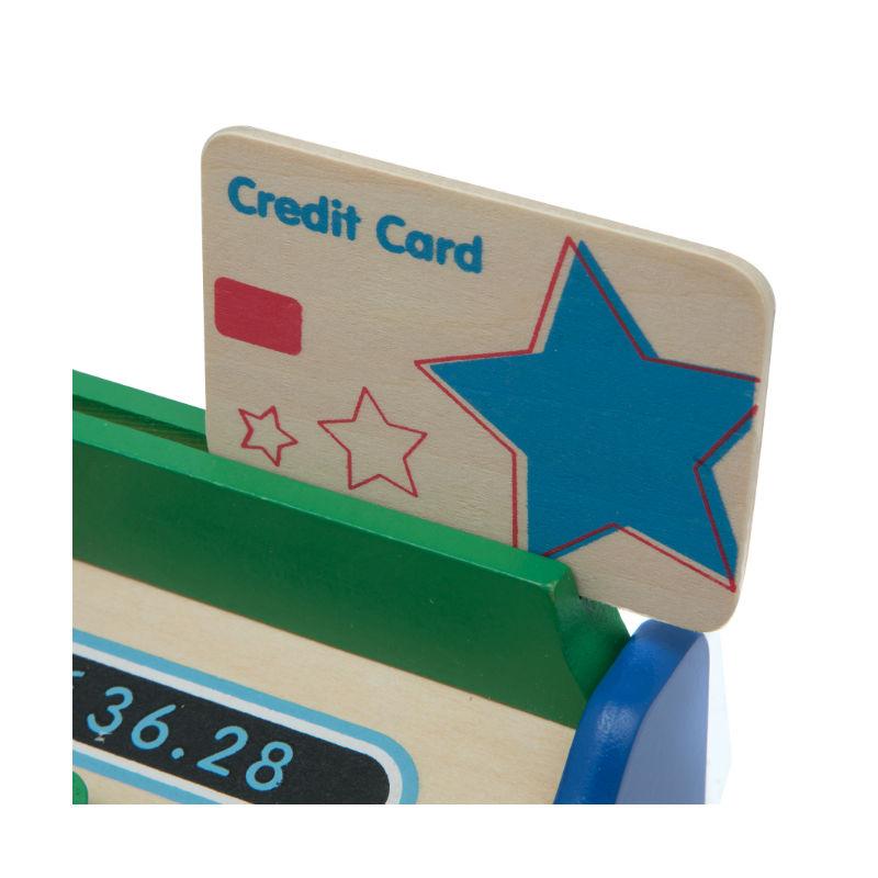 Edukit Wooden Toy Cash Machine Register Play Pretend Classic