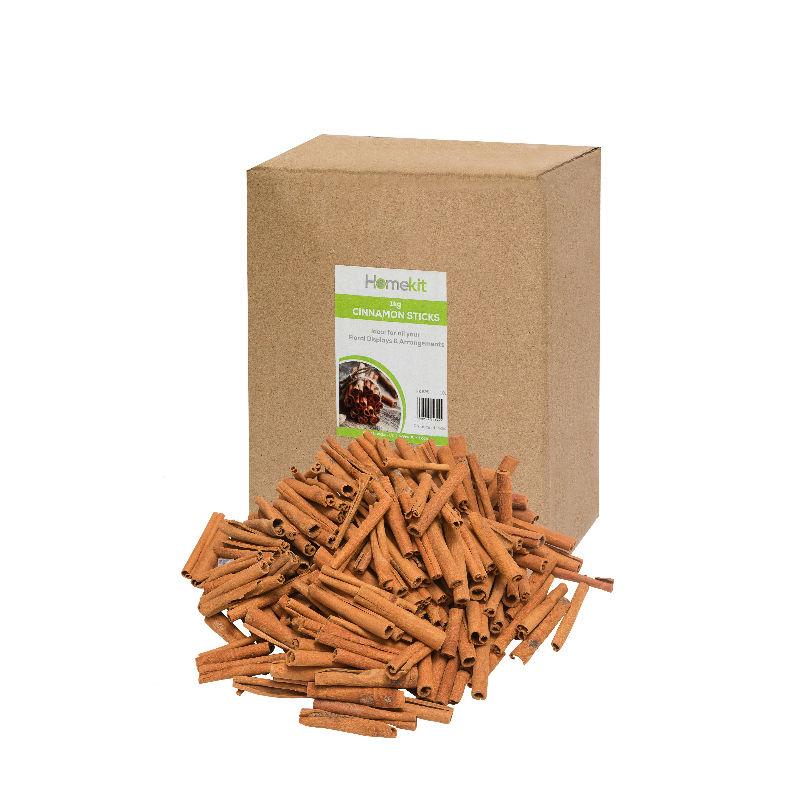 homekit Cinnamon Sticks 1 kilo - Natural and fragrant Christmas Decorations and Wreath Decoration – Perfect for Arts and Crafts Projects, contains approximately 120-140 Sticks