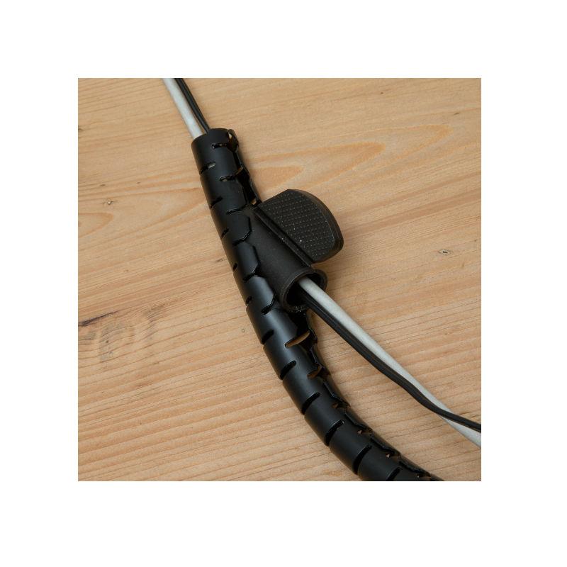 lowmax H-28566-B Cable Tidy Kit - 2 Meter - black