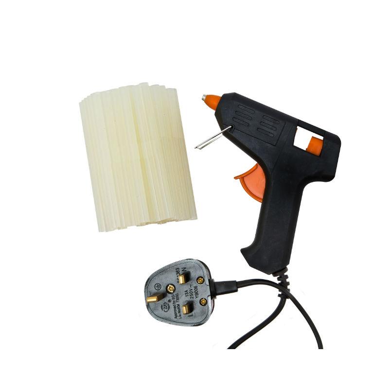 Sockit Glue Gun and Sticks Kit | Hot Glue Pen for Crafting, Fabric, Quilting, Paper, Wood & Ceramics | Mini Electric Hot Glue Gun with 65 Refill Glue Sticks