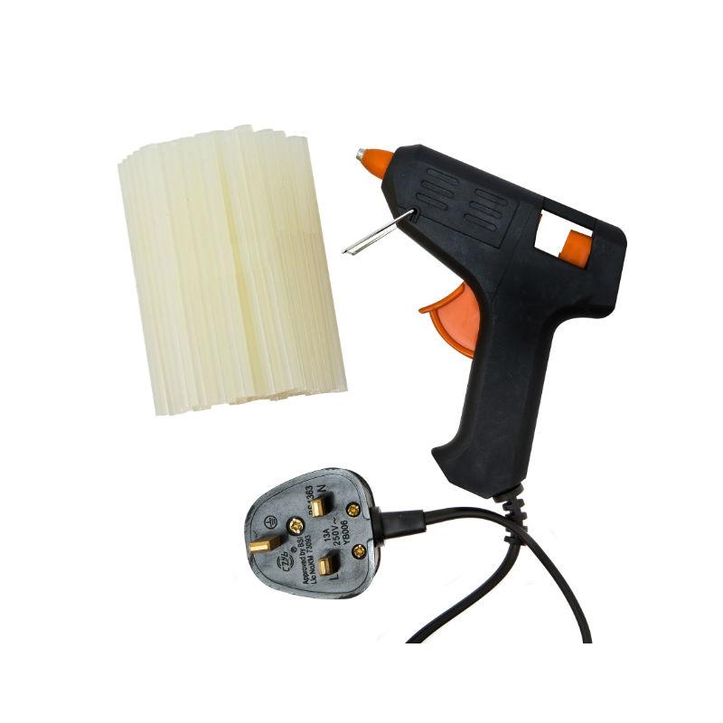 Sockit Glue Gun and Sticks Kit | Hot Glue Pen for Crafting, Fabric, Quilting, Paper, Wood & Ceramics | Mini Electric Hot Glue Gun with 65 Refill Glue Sticks